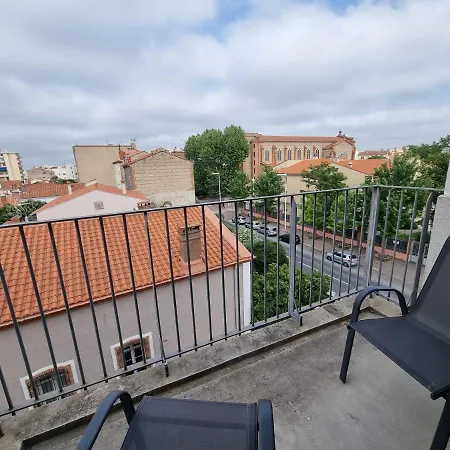 Daire Terrasse, Parking Proximite De La Gare Perpignan